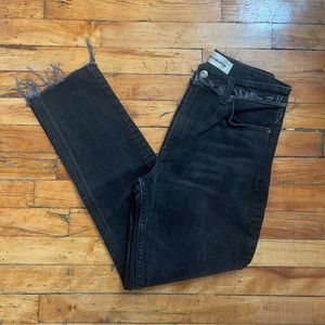 Reformation Frayed Crop Jeans